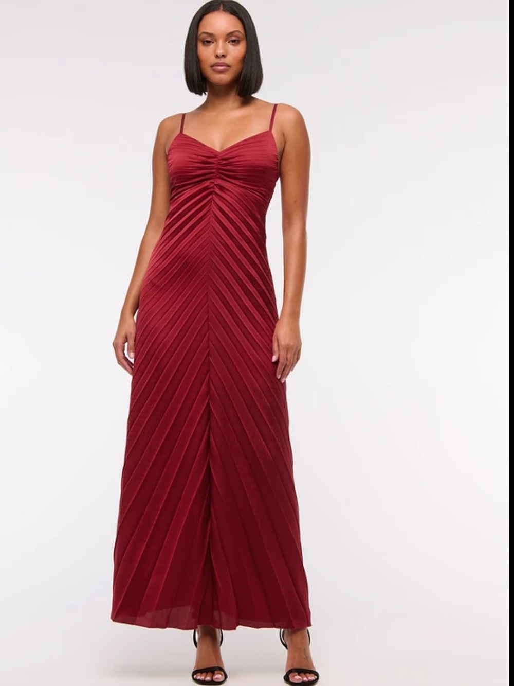 Abercrombie Giselle Sunburst Pleated Dress